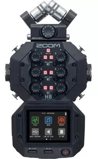 Zoom H8 Grabadora Portatil De 12 Pistas Profesional Audio Color Negro