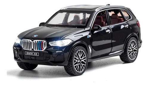 132 Bmw X5 Miniatura Metal Coche Con Luces Y Sonido