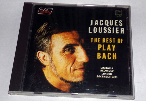 Jacques Loussier The Best Of Play Bach Cd Aleman Kktus