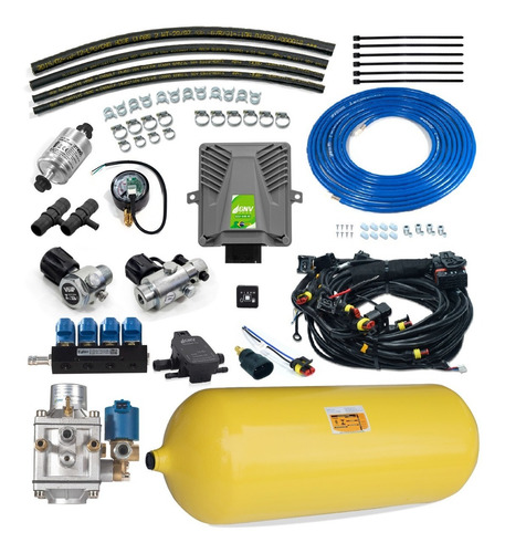 Kit 5 Geração Gnv Shop Original Com Cilindro De 40l / 10m³