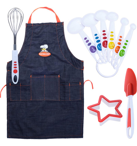 Children's Denim Chef's Kit
