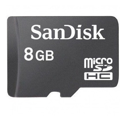 Cartão Micro Sd Sandisk 8gb  Com Adaptador Original 