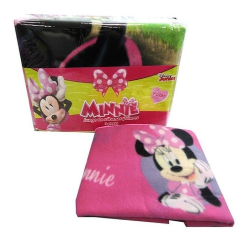 Juego De Sabanas Disney Polar 1 Plaza Minnie