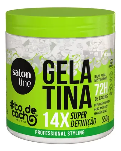 Pote da Gelatina #todecacho Super Definição Salon Line 550 g