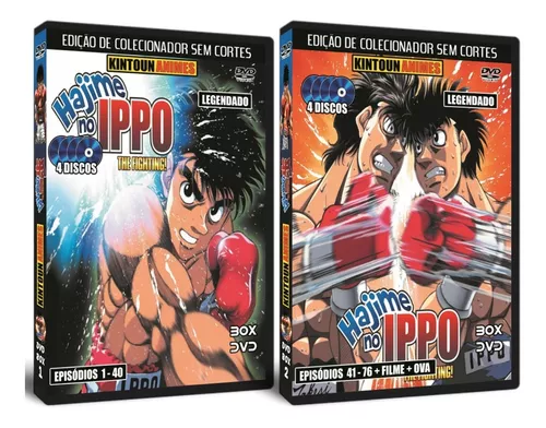 DVDs Hajime No Ippo + New Challenger + Rising (Todas Temporadas)
