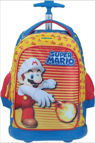 Mochila con ruedas mario bros new arrivals
