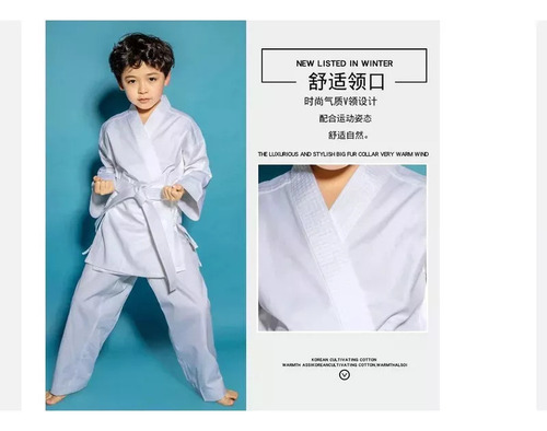 Traje De Entrenamiento De Karate De Taekwondo Judío Para Niñ