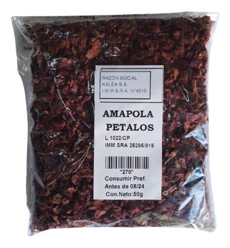 Petalos De Amapola 50gr