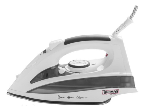 Imagen 2 de 6 de Plancha A Vapor 2000 W Blanco Md2496208