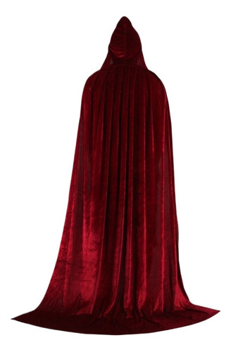 Capa De Disfraz De Talla Grande Para Hombre 150cm Vino Rojo