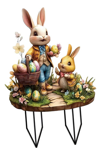 Figura De Acrílico Decorativa De Conejo De Pascua, Estilo H