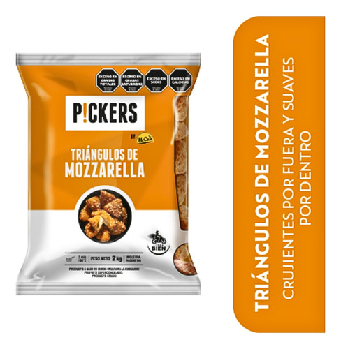 Triángulos De Muzzarella Pickers By Mc Cain X 2 Kg