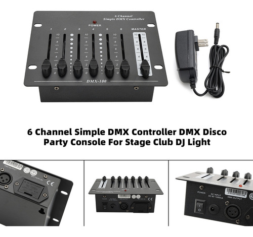 Mini Controlador De Luces De Escenario Para Dj Party Us Plug