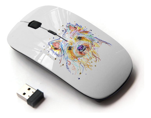 Koolmouse  Optico 2.4 G Mouse Inalambrico   Yorkshire Terr