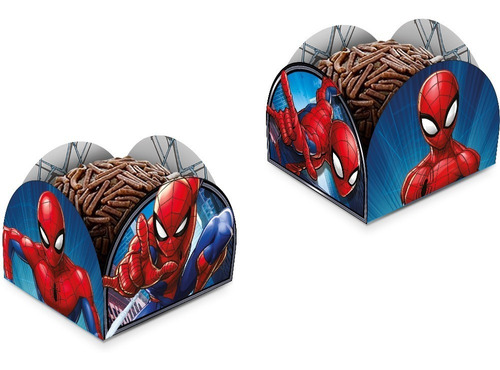 Porta Forminha Doce Homem Aranha - Embalagem Promocional