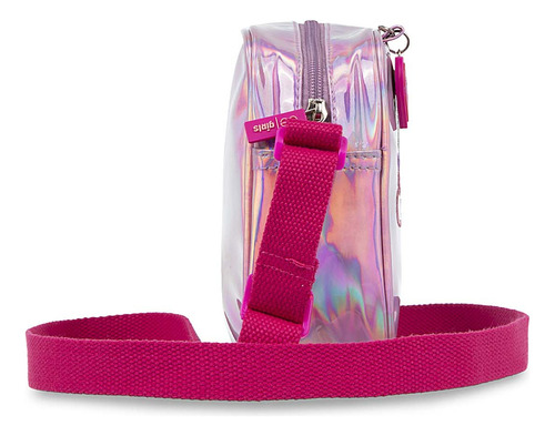 Bolsa Crossbody Cloe Girls Para Niña Con Charm Color Rosa