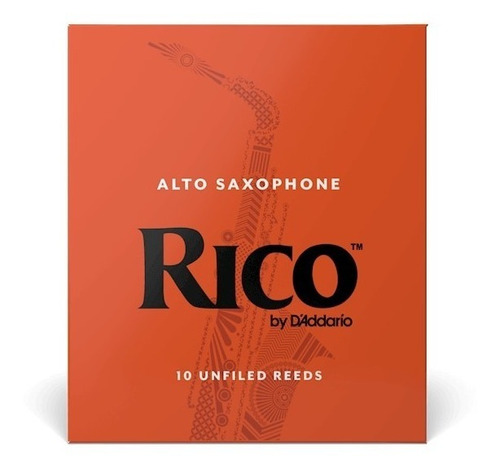 Palheta Sax Alto Rico - Original Daddario - 01 Uni.