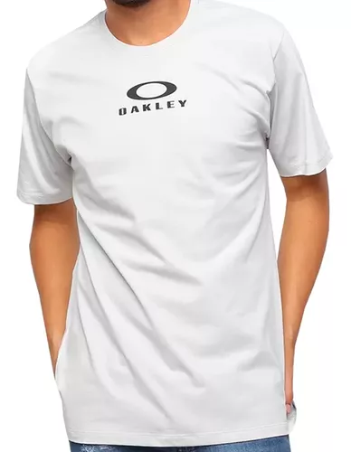 Camiseta Oakley Original Masculina Mod Bark New Branca