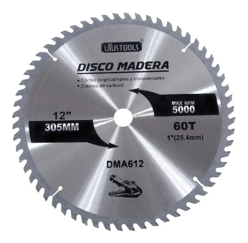 Disco Sierra Circular Madera 12x60d Dma612 Uyustools