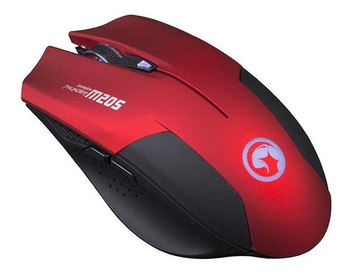 Mouse Optico Gaming Led 2400 Dpi Scorpio Marvo M205 Rojo Color Rojo