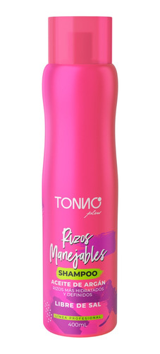 Tonno Plus Shampoo Rizos Manejables Con Argán 400ml