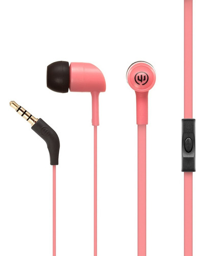 Audifonos Wicked Havok Earbuds Con Microfono In Ear Color Rosa