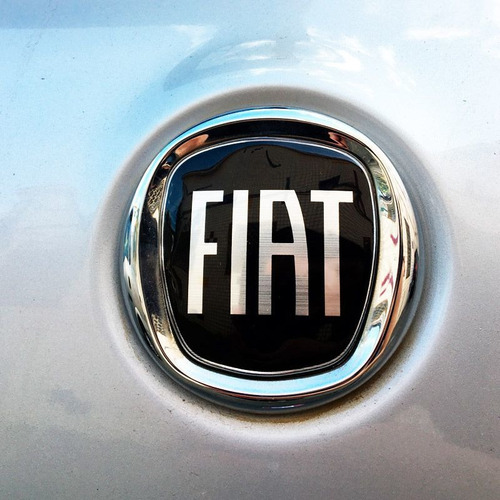 3 Adesivos Emblema Fiat Preto Black Punto 2008 A 2016
