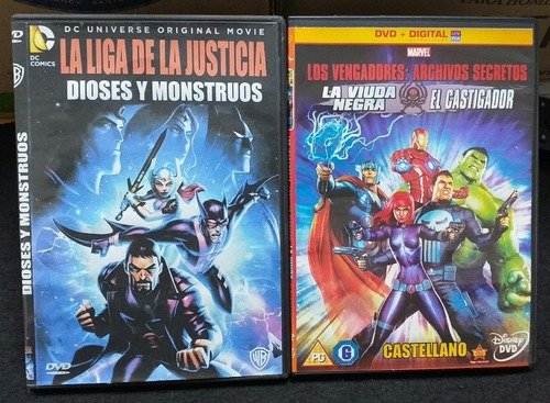Imagen 4 de 10 de Batman, Superman, Hulk, Películas Animadas En Dvd
