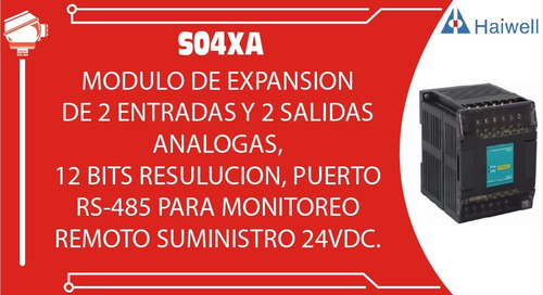 Modulo De Expansion 2 Entradas, 2 Salidas Analogas ( S04xa)