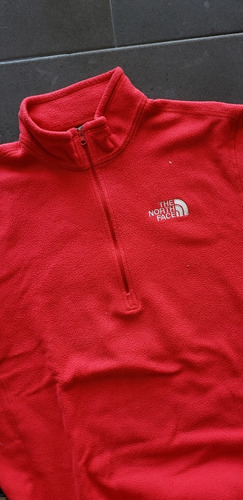 sudadera roja the north face