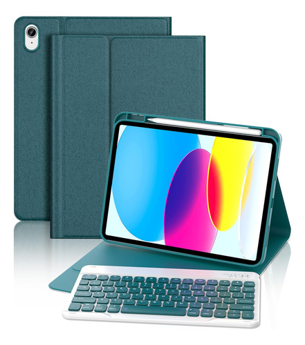 Funda Para iPad 10.9  Teclado 10.ª Generacion Soporte Lapiz