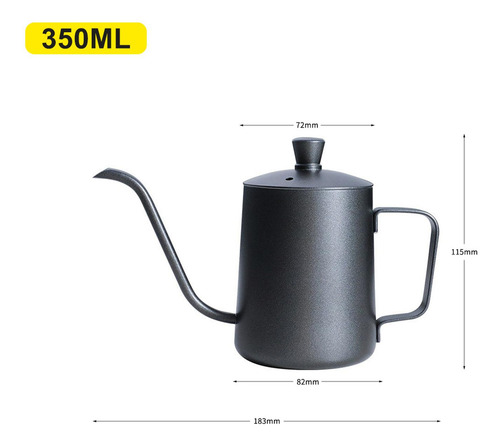 Vierta Sobre La Tetera De Café, Tetera Con Cuello De Cisne,