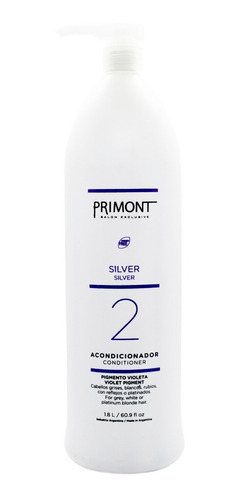 Primont Acondicionador Matizador Silver Rubios 1800ml Local