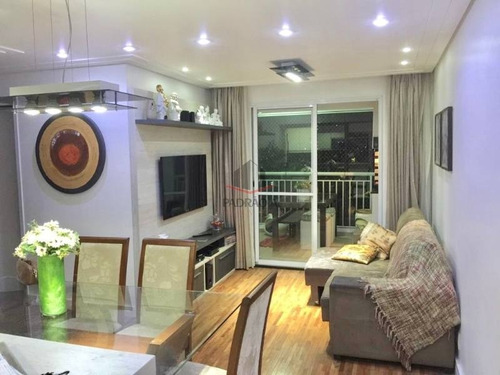 Imagem 1 de 28 de Apartamento Em Condomínio Padrão Para Venda No Bairro Vila Formosa, 03 Dorm, 01 Suíte, 02 Vagas, 78,00 M², Lindo Apto, Semi-mobiliado, Com Sacada Gourmet. - 1602