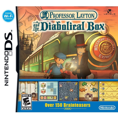Jogo Professor Layton And The Diabolical Box Nintendo Ds