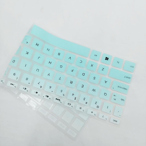 Cubierta De Teclado De Escritorio Verde Claro 15,6 Pulgadas