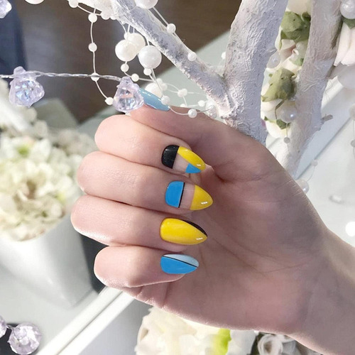 . Dibujo De Uñas A Lápiz Pintado En 3d, 10 Piezas De
