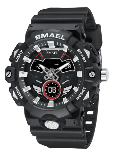 Smael Dual Display Multifunctional Sports Electronic Watch