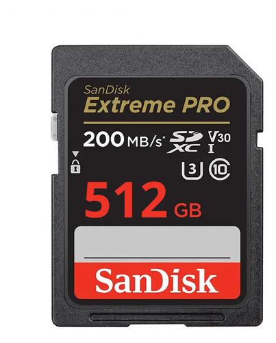 Sandisk Tarjeta De Memoria Extreme Pro Sdxc Uhs-i De 512 Gb