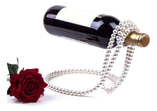 Novedoso Collar De Perlas Para Vino, Decoración De Escritori