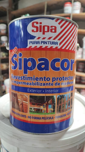 Galon Sipacor Protector E Impermeabilizante Color Encina