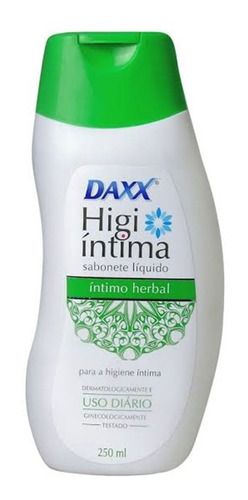 Sabonete Líquido Íntimo Herbal Higi Íntima Daxx 250ml