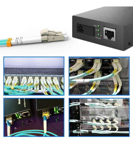 Cable Patch Cord Fibra Opticaom3 3.0mm Lc-lc 50db 50/25 100m