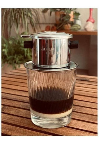 Imagen 7 de 8 de Cafetera Vietnamita Filtro Por Goteo Camping Portátil