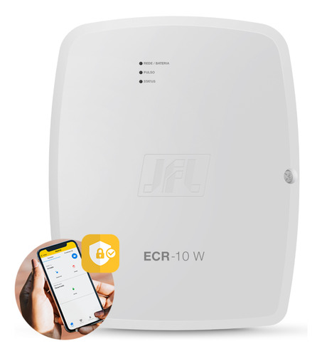 Central Cerca Eletrica Wifi Integrado Bluetooth Ecr 10 W Jfl