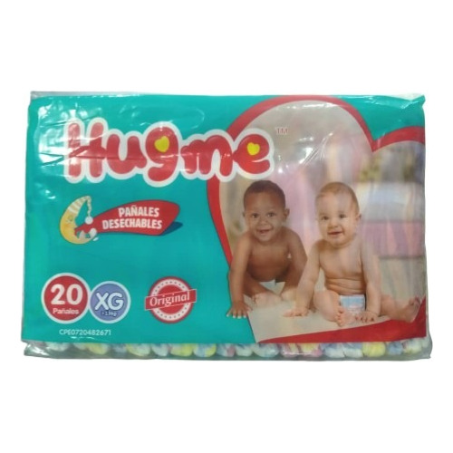 Pañales Desechables Hugme Talla Xg Bulto 100 