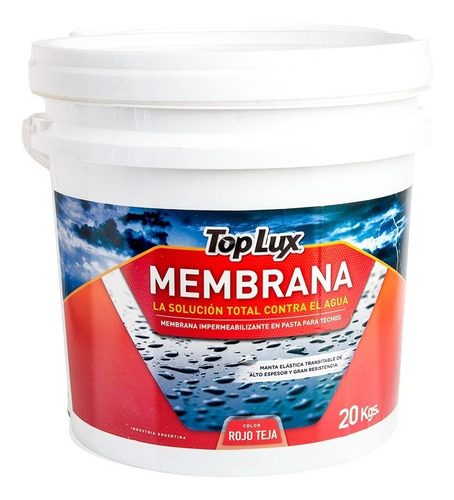 Membrana Liquida Impermeable Transitable Toplux Por 20kg
