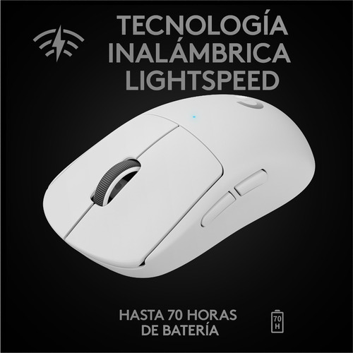 Mouse Gamer Inalambrico Logitech G Pro X Superlight White Color Blanco