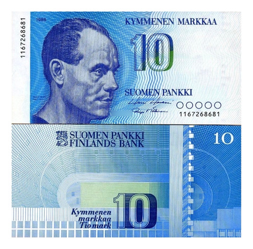 Finlandia - 10 Marcos - Año 1986