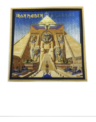 Patch 3d Aveludado Banda Heavy Metal Iron Maiden Powerslave